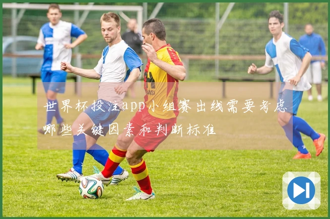 世界杯投注app小组赛出线需要考虑哪些关键因素和判断标准
